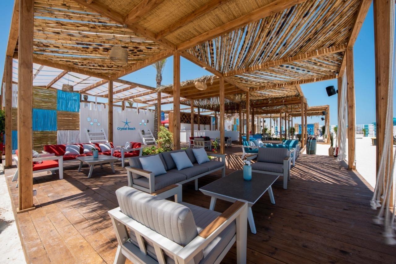 Crystal Inn Hotel - Alamein (Adults Only) El Alamein Buitenkant foto The beach club at the resort