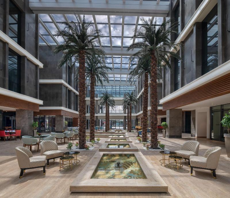 Crystal Inn Hotel - Alamein (Adults Only) El Alamein Buitenkant foto The lobby of the hotel